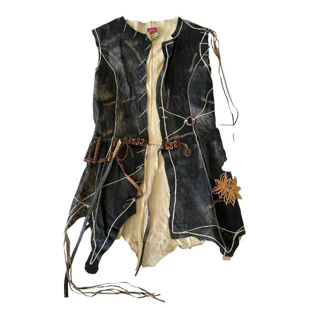 Save The Queen unique leather vest. Brand new with tags. Size S